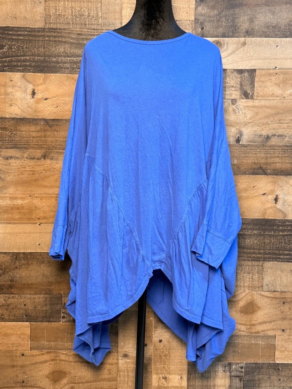 Free People Beach Women's Royal Blue OS Shirt Top Swim Cover Up M/L TEP 170